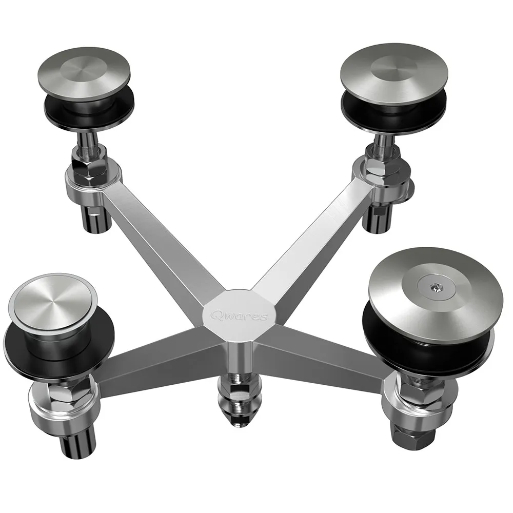 glass pider fitting with 4 type spider routel