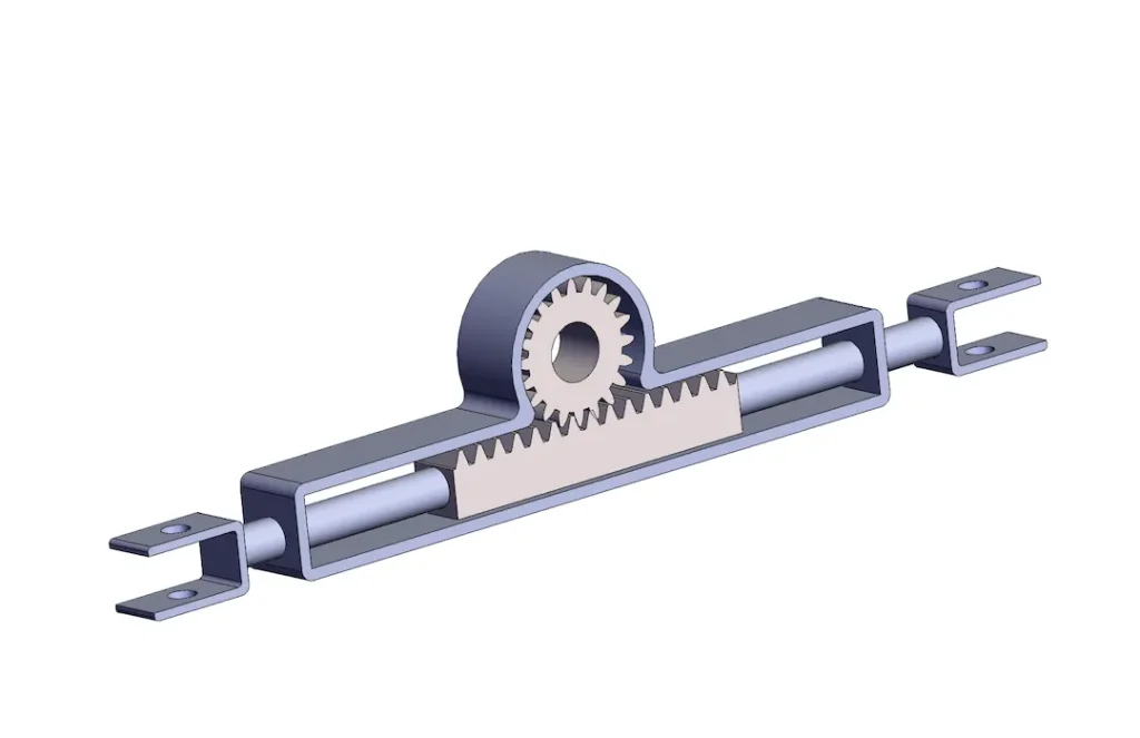 Custom Machined Stainless Steel Rack & Pinion for Automatio
