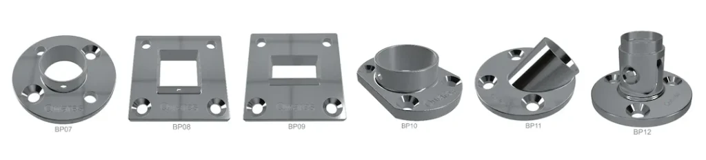 Stainless Steel Handrail Base Plates BP07-12