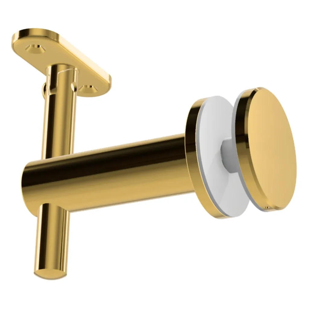 stainless steel adjustable round railing brackets gold G21
