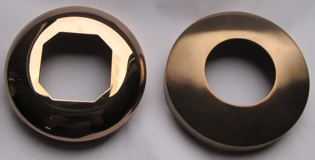 Mirror and Satin Surface Finishing of Stainless Steel Cover Rings