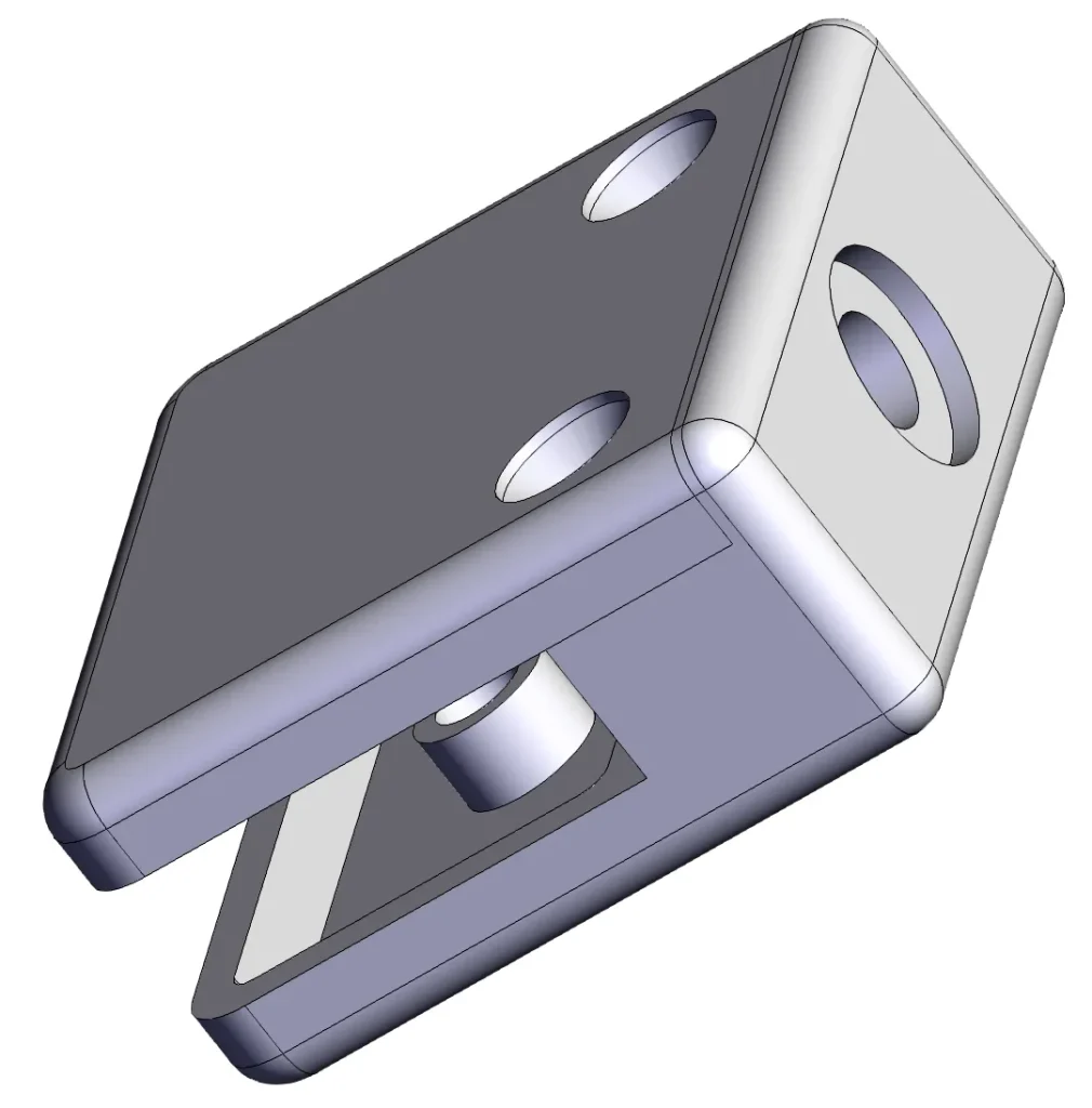 stainless steel casting design for glass balustrade clamps